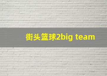 街头篮球2big team